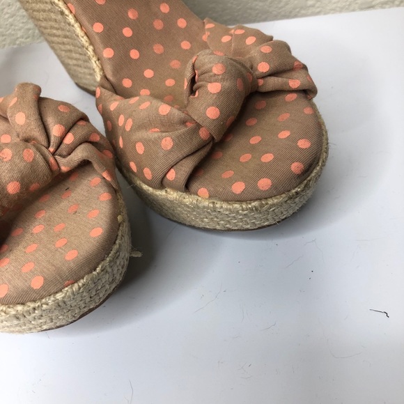 Splendid Polka Dot Espadrille Wedges - Picture 4 of 8